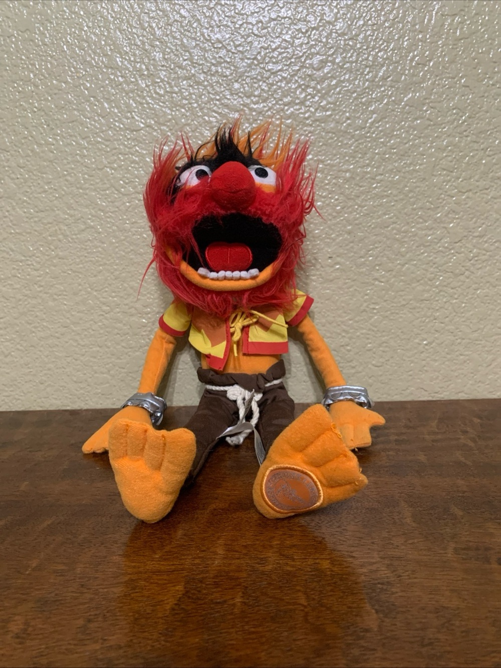 Disney Store Exclusive The Muppets Most Wanted Animal Drummer Character Plush